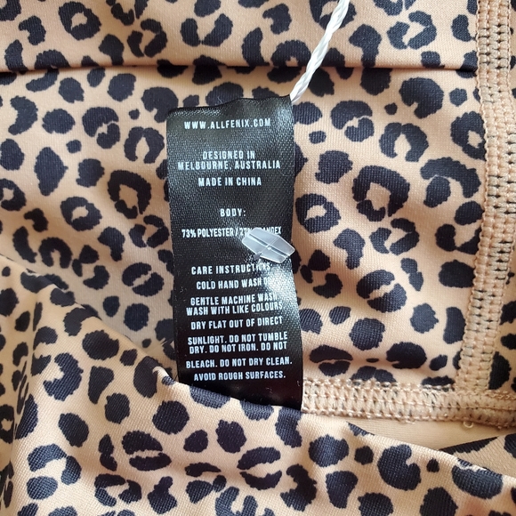 All Fenix Cheetah Camel Sandy 7/8 Leggings New With Tags - Picture 15 of 15